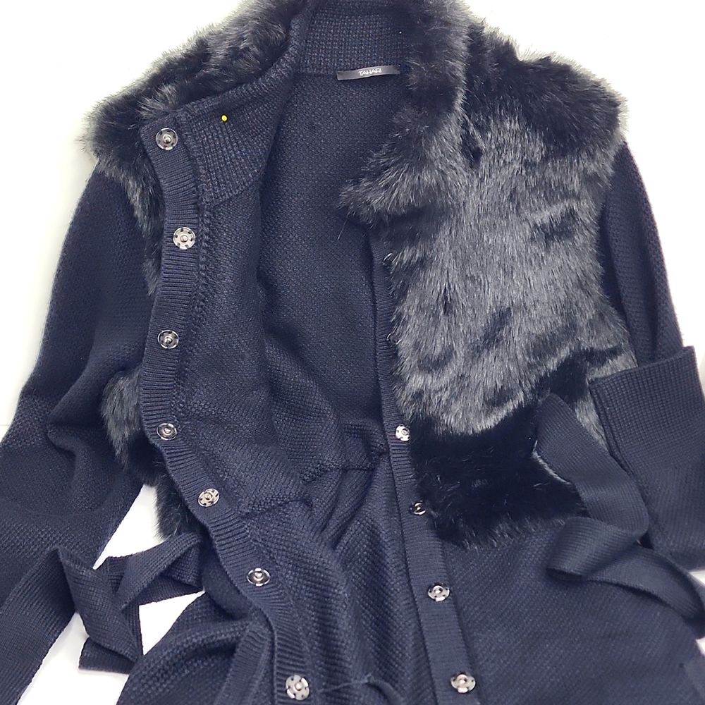 ELI TAHARI, "MIDORI SWEATHER" JACKET, BLACK, MEDIUM - Picture 10 of 13